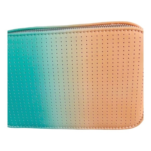 Vintage Havana perforated peach ombre   crochet adjustable strap crossbody bag‎ - Picture 3 of 15